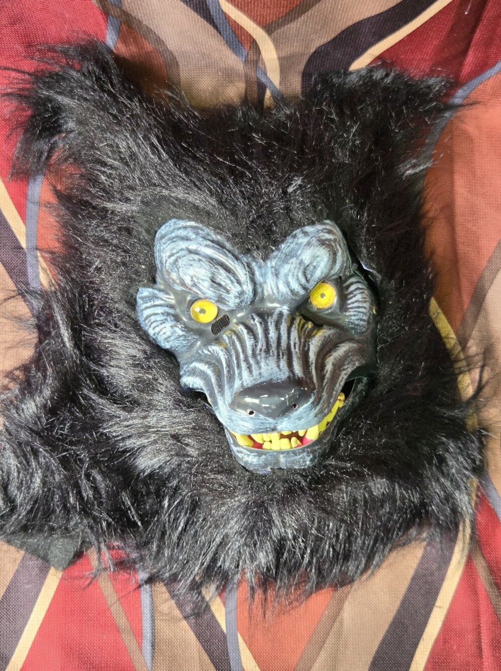 Way To Celebrate Ani-Motion Moving Mouth Werewolf Monster Mask With Fur